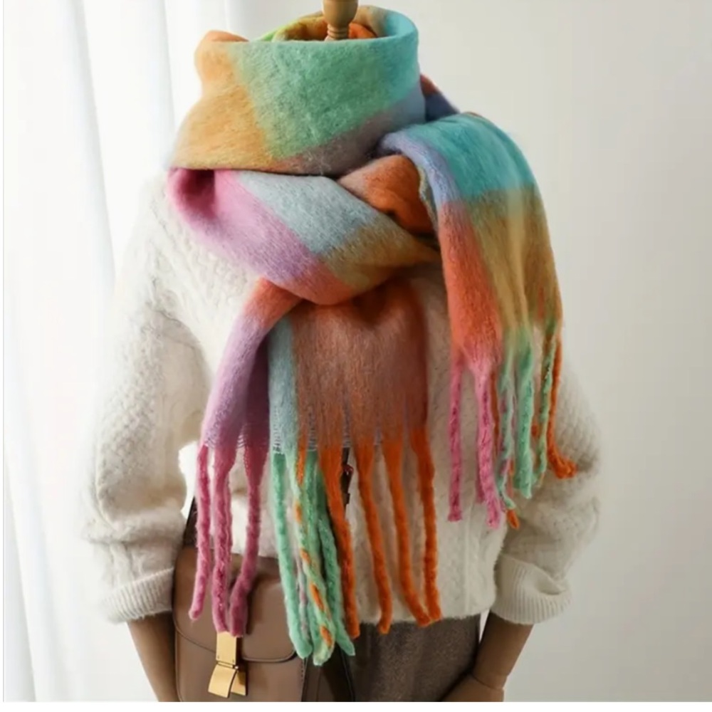 Sale final!  🍁🔥Pastel Blanket scarf